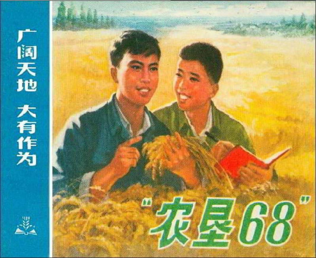 《广阔天地大有作为》之《农垦68》连环画 上海人民出版社