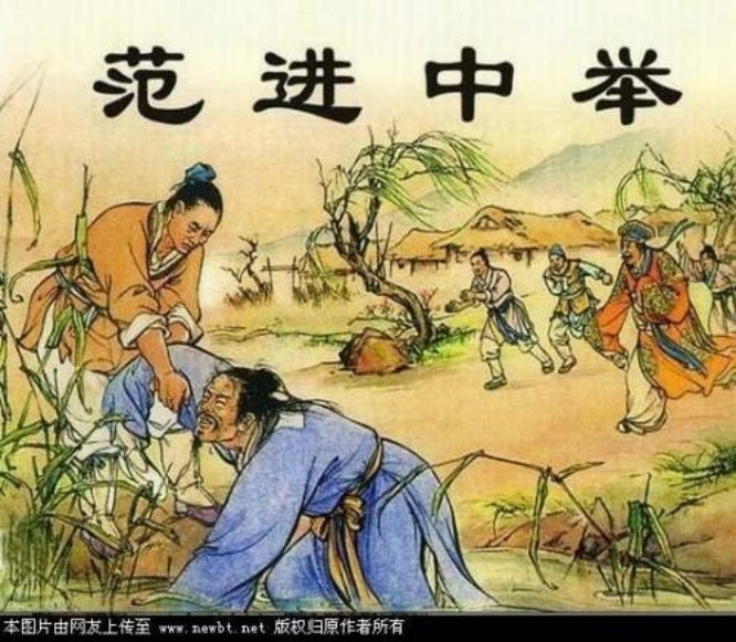 儒林外史01范进中举 绘画 吕品