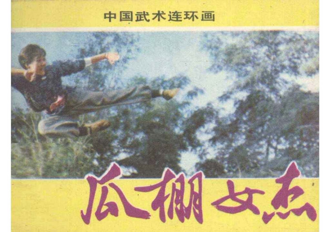 电影故事册《瓜棚女杰》岭南美术出版社1985年_