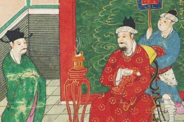 古籍画册明代彩色绘本《出像杨文广征蛮传》